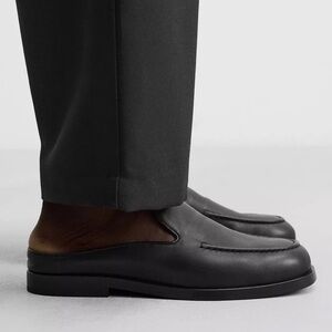 Zara FLAT LEATHER LOAFERS